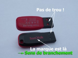 Comment ne plus jamais se tromper en branchant une clé USB !