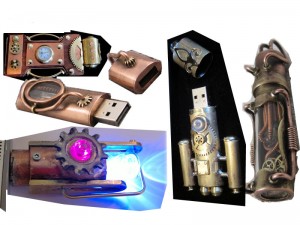 clé usb steampunk